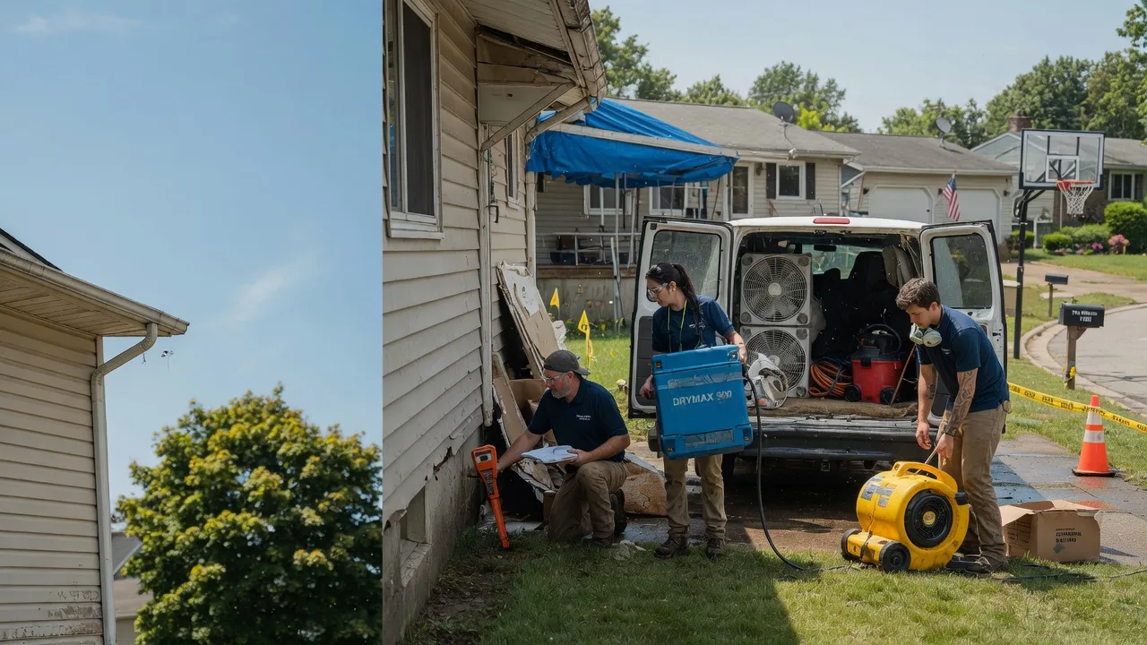 Ceiling Leak Cleanup in Madison, PA near me